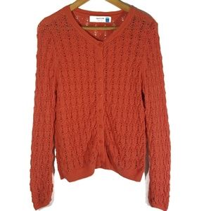 Anthropologie Sparrow Coralie Pointelle Cardigan